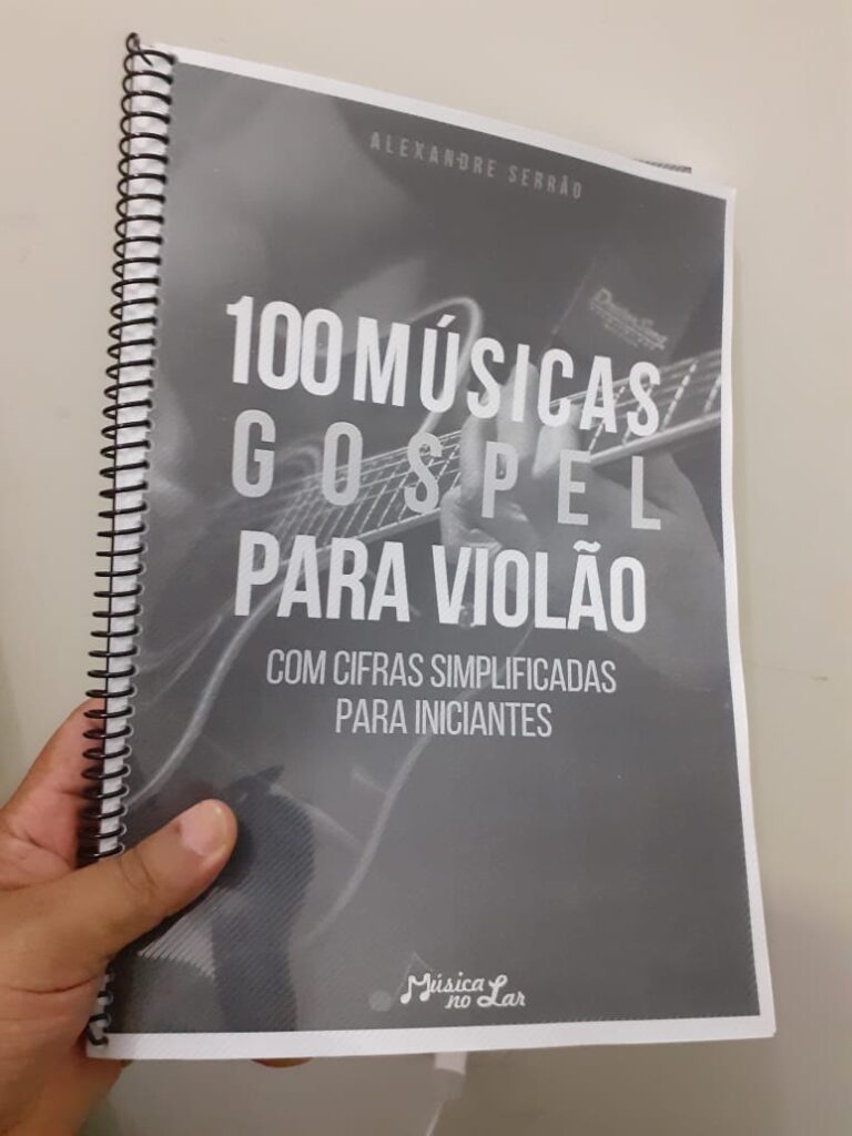 Livro 100 Músicas Gospel Cifradas  #1 Mais Vendido do Brasil e do